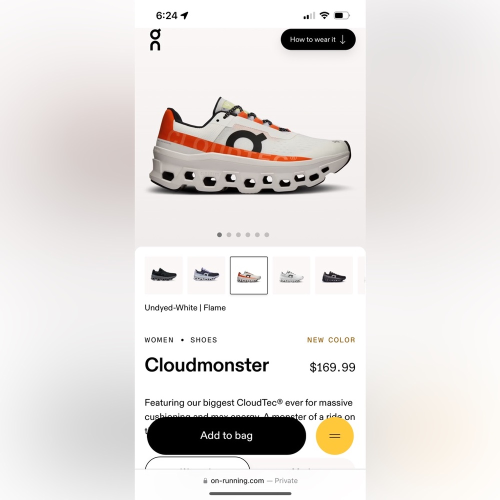 Cloudmonster Running Shoes